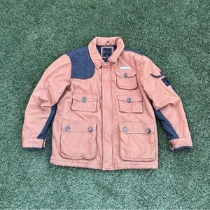 COOGI Tan and Black Military Field Jacket